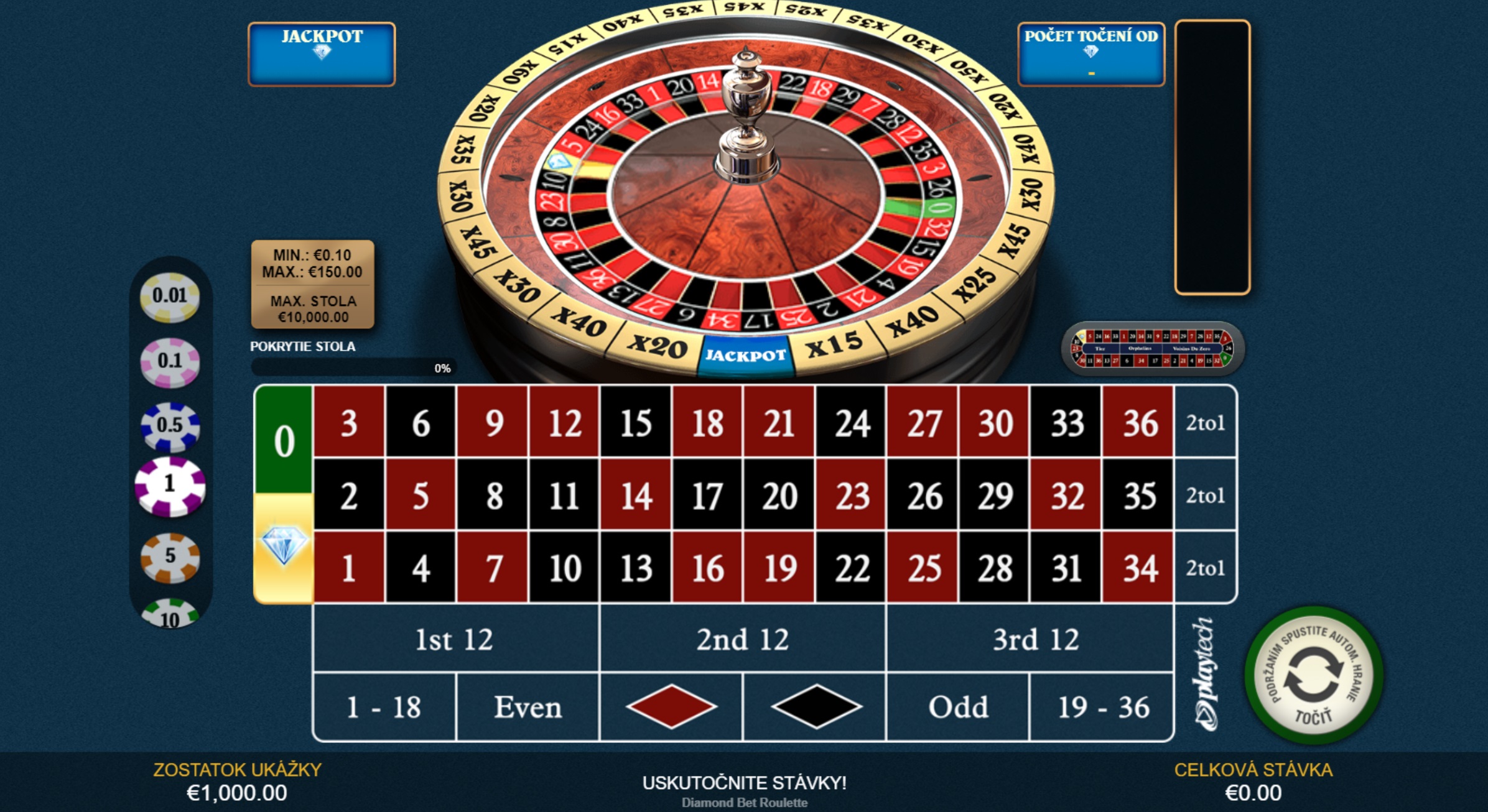 Online ruleta