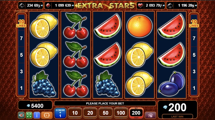 Slot online Bintang Ekstra di kasino Synottip