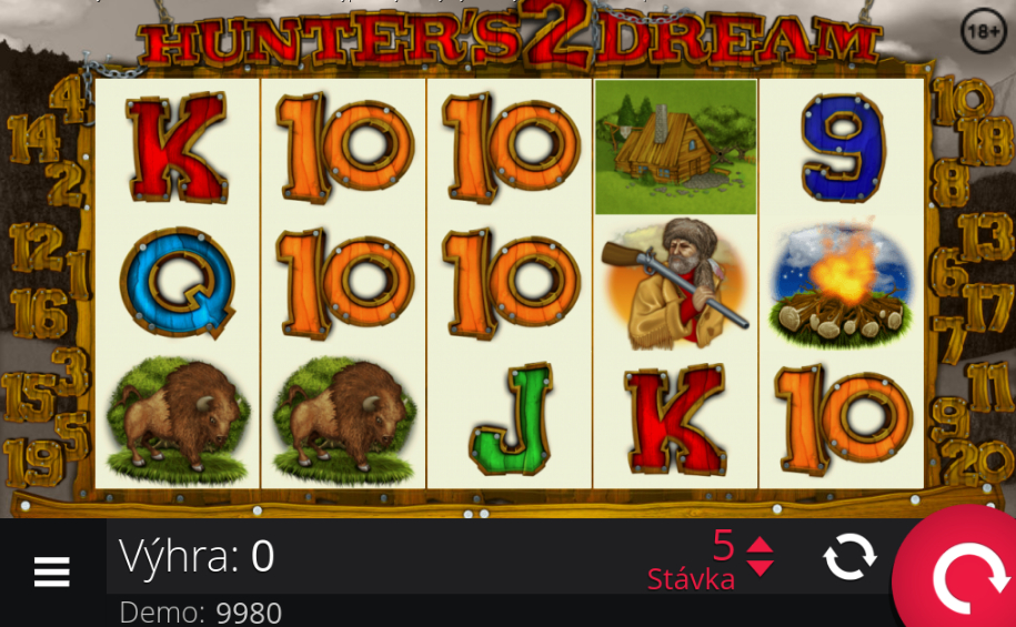 Betor online casino Hunter's Dream 2 automat E-Gaming