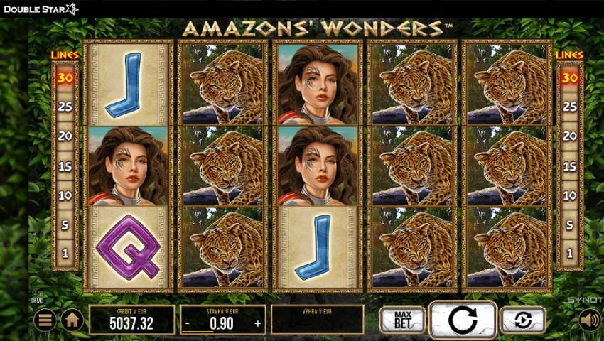 DoubleStar casino automat Amazon's Wonders od Synot Games