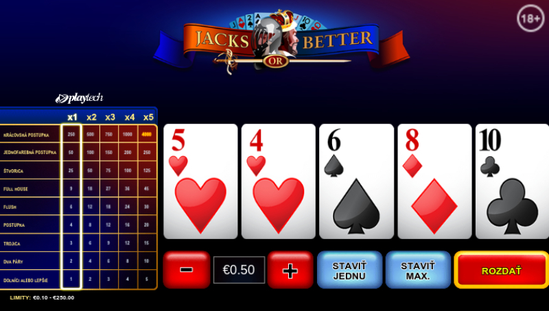 Fortuna online casino - Jack or Better